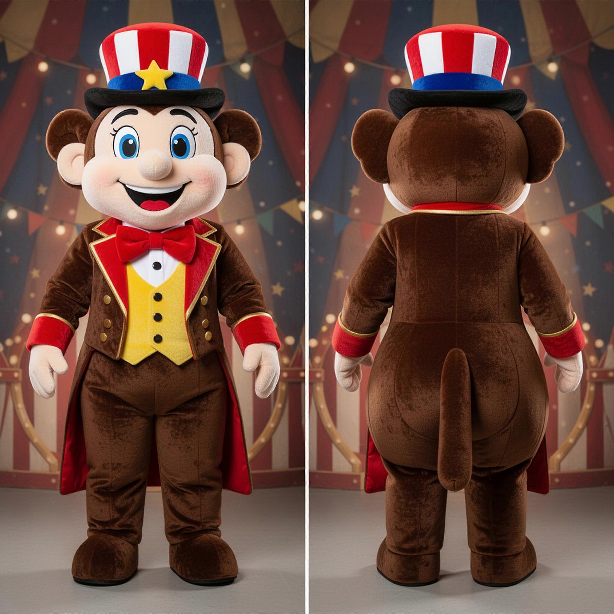 MASTICOT Velvety Brown Ring Master Mascot