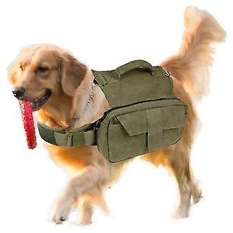 Pet Dog Saddle Bag Washable Breathable Outdoors Backpack Travel Camping Hiking Bag With Side Pockets Pet Carriers