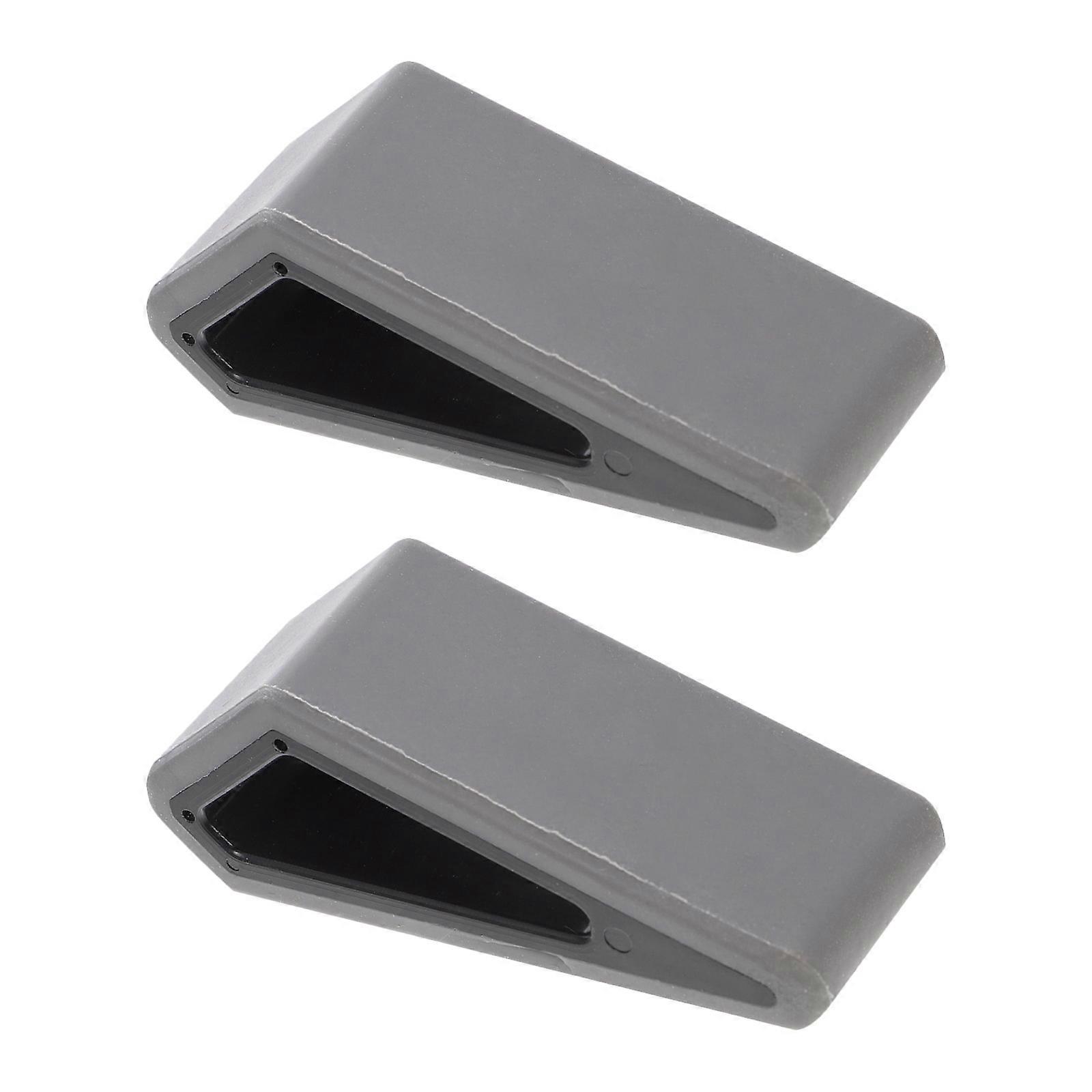 Black Laptop Support Computer Stand for Laptop 2Pcs Adjustable Height Stand