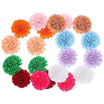 Colliers à fleurs pour animaux de compagnie, colliers à fleurs pour chiens, 20 pièces, accessoires de couleurs assorties