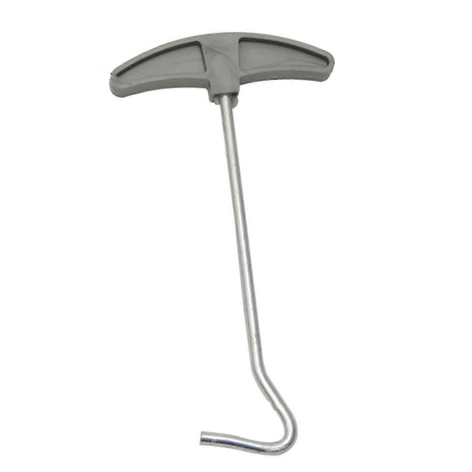 CYDT Tent Peg Puller Hook Remover Plastic Alloy Comcompatible withtable Handle Grip Efcompatible withtless Operation Stake Extractor compatible with C