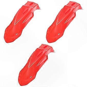 Garde-boue avant de moto universels - Lot de 3 pare-éclaboussures pour accessoires de vélo