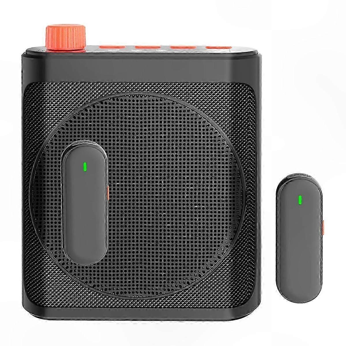 Portable Wireless Voice Enhancer with Clip-On Microphone