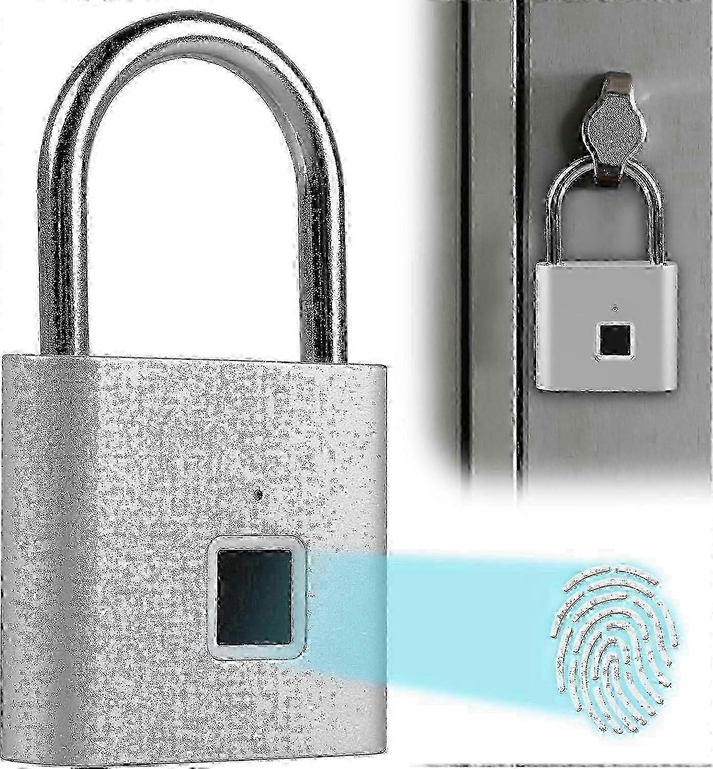 USB Rechargeable Waterproof Fingerprint Lock