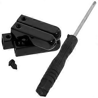 Durable Metal Aglets Shoelace Tips for Shoelace 1Set Zinc Alloy Black Color