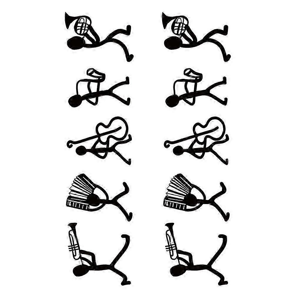 PVC Stickman Height Chart Decals