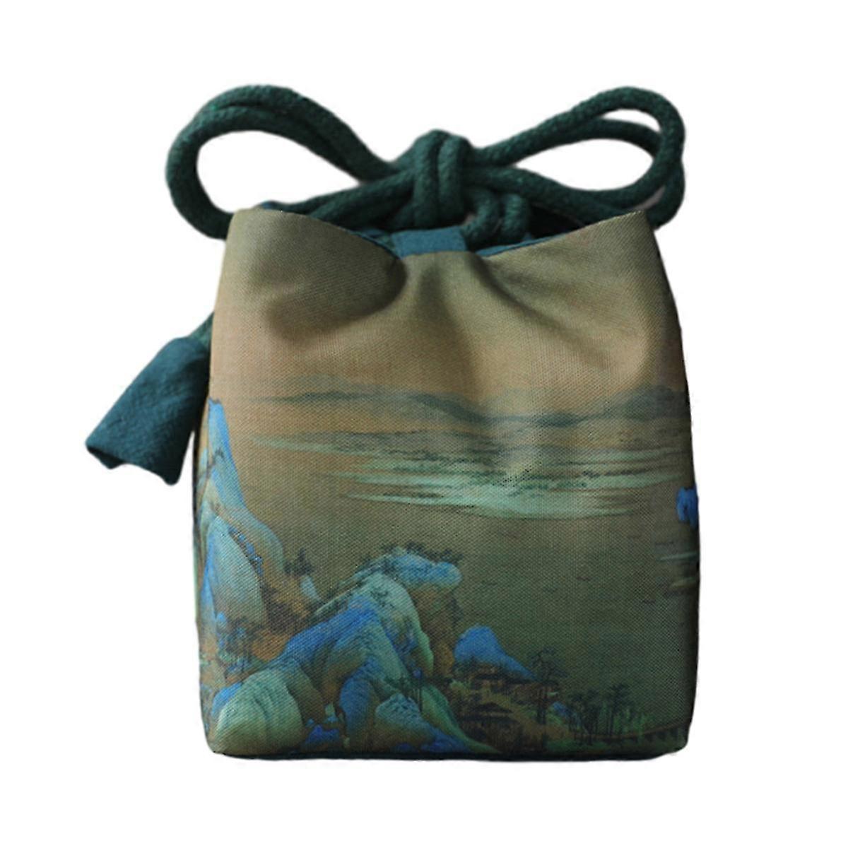 Practical Printed Teapot Carry Pouch