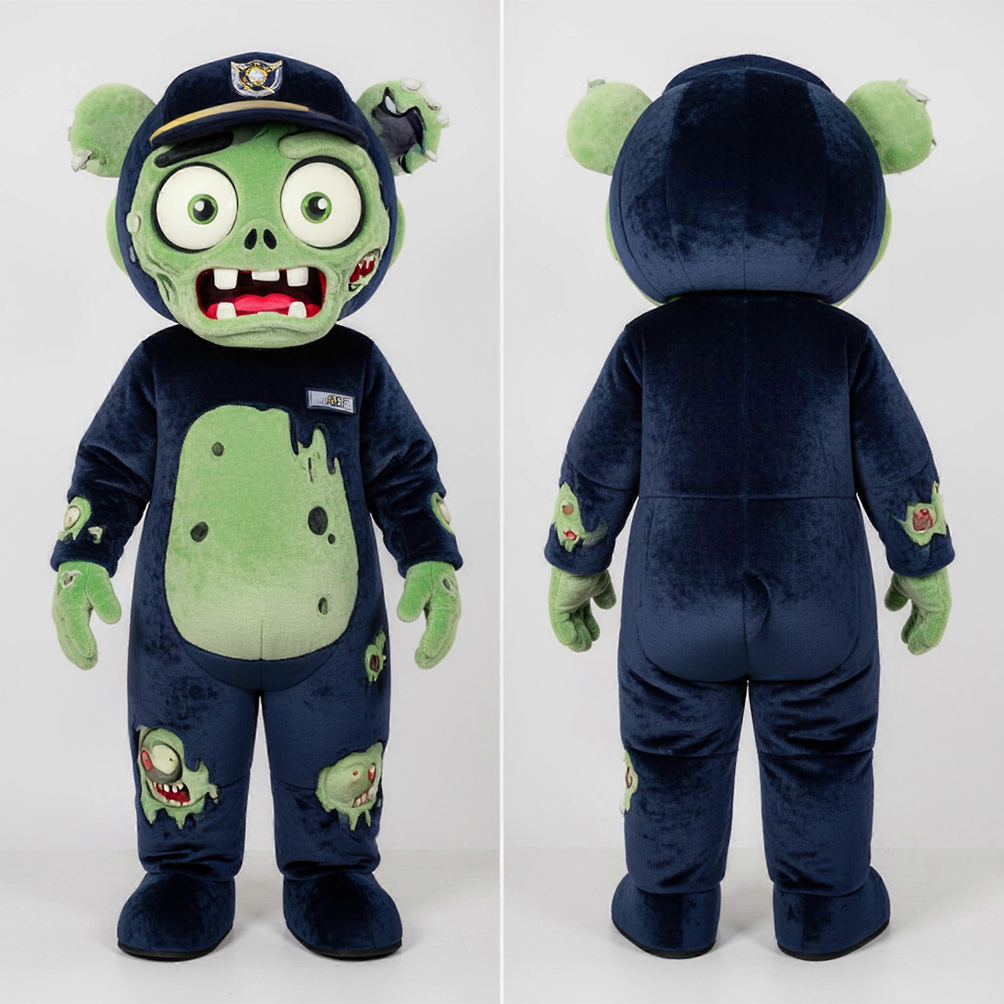 MASTICOT Navy Blue Oversized Zombie Mascot
