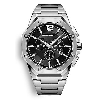 Orologio da uomo analogico al quarzo del centro con bracciale in acciaio inossidabile CO2010-2003