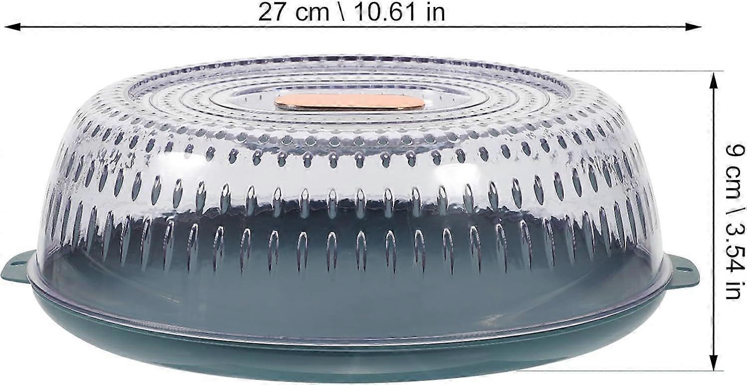 Cover with Handle, Breathable PP Protector for Snack Plates