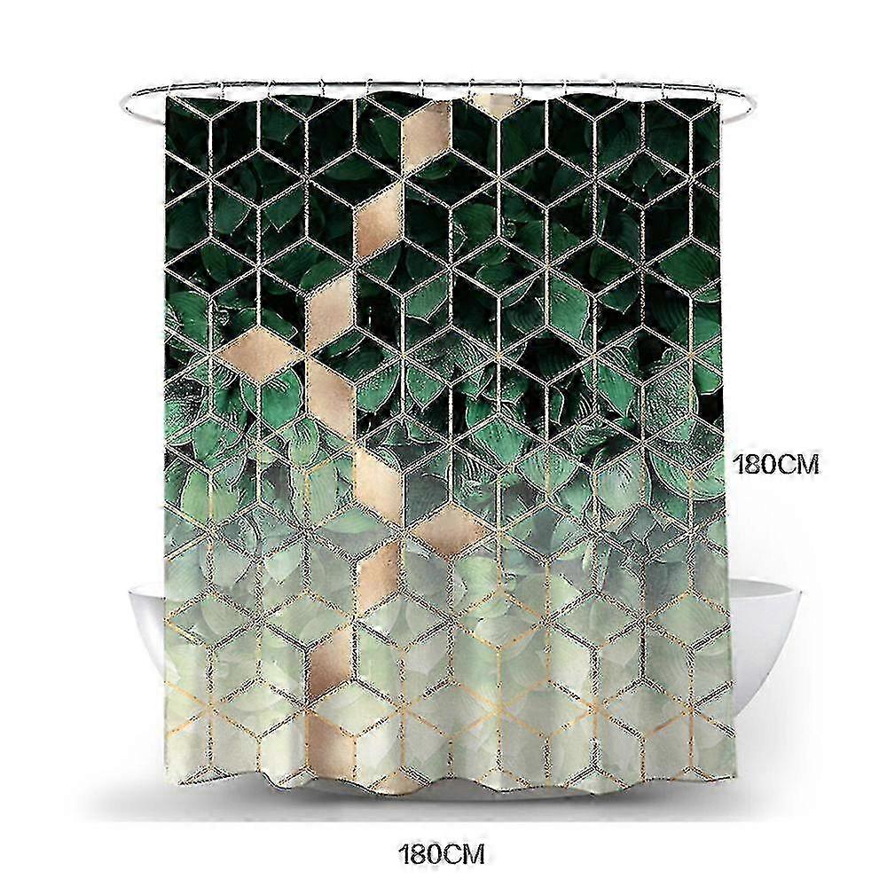 Waterproof Geometric Shower Liner