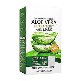 Straffende Aloe-Schlafmaske, Anti-Aging-Feuchtigkeitsmaske (ohne Abwaschen), für glatte und straffe Haut, praktisch für unterwegs, Einzelverpackung