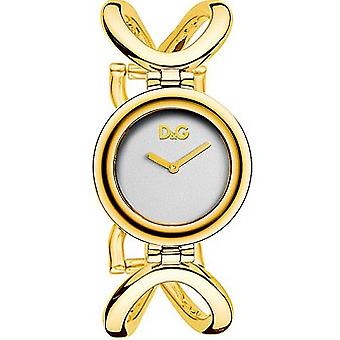 D&g blanky basket Watch for Women Analog Quartz with Stainless Steel Bracelet Gold Plated DW0720