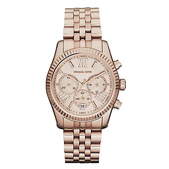 Mkors lexington Quartz Analog Women's Watch with Mk5569 Gold Plated Stainless Steel Bracelet