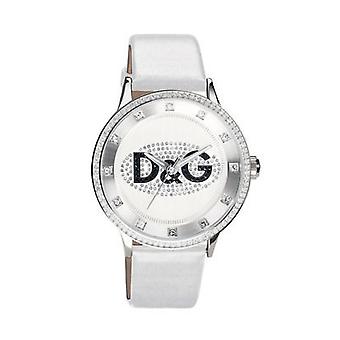 D&g Prime Time Quartz Analog Women Watch with Cowskin Bracelet DW0504