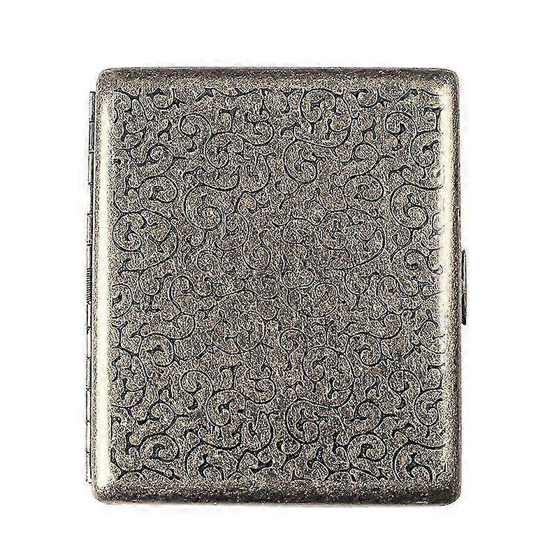 Dual-Use Retro Bronze Cigarette Case