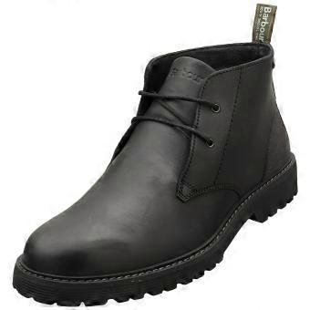 Barbour Maxwell Mens Chukka Boots in Black