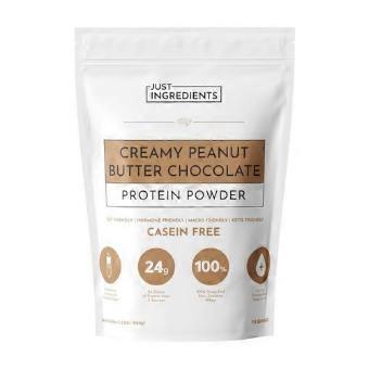 Just Ingredients Creamy Peanut Butter Chocolate Protein Powder, 19.54 Oz