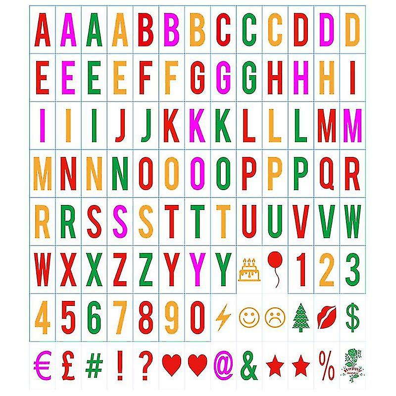 أدى ضوء مضيئة مربع الحروف عدد بطاقات دي السينما ضوء مربع الرموز