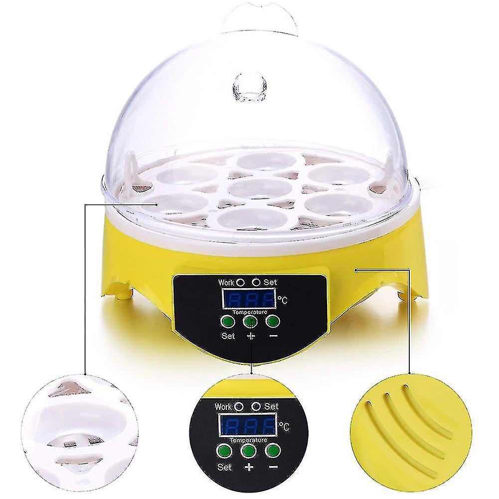 7 Eggs Digital Eggs Incubator Automatic Poultry Ducks Chicken Eggs Incubator Poultry Incubator Poultry Egg Incubator