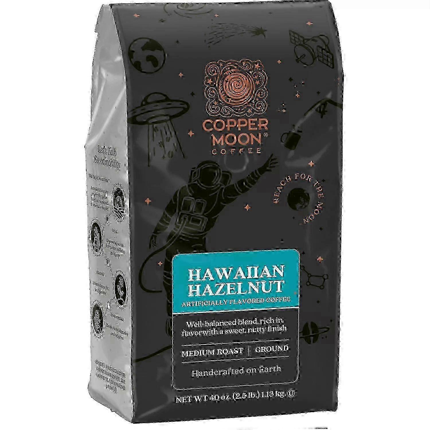 Copper Moon World Coffee Pods, Hawaiian Hazelnut, 40 Oz