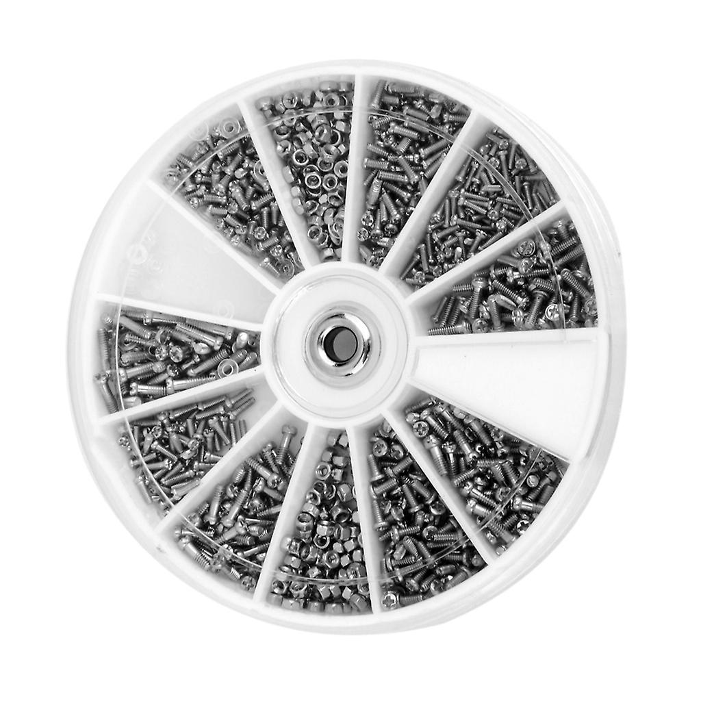 Eyeglass Sunglass 9 Types Screws 2 Type Nut Optical Repair Tool Assorted Kit