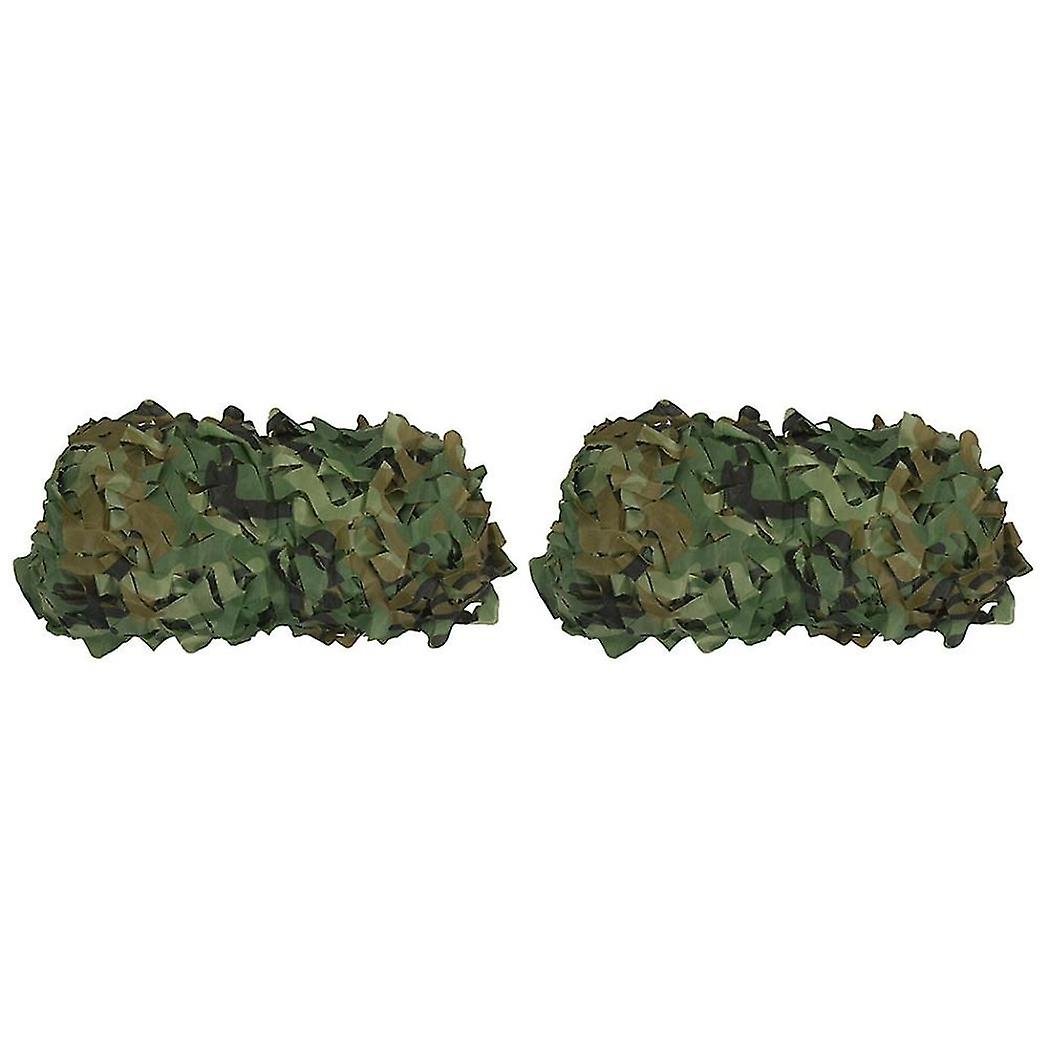 2x Jagd Tarnnetze Woodland Camo Netting Jalousien Ideal für Sonnenschirm Camping Jagdgesellschaft De
