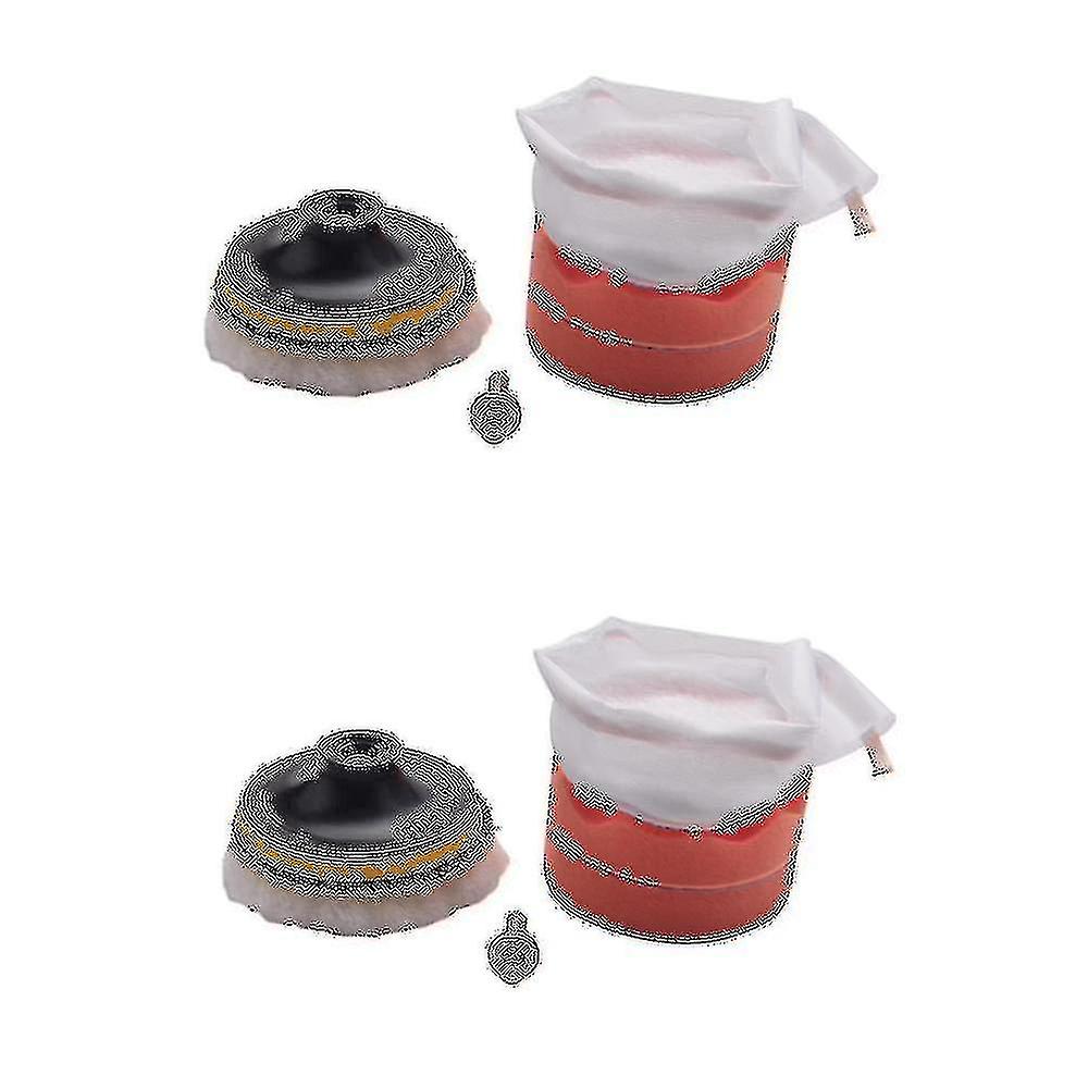 2x Gross Polishing Buffing Pad Kit Car Polishing Buffer Drill Adapter Tool