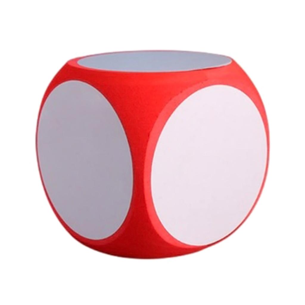DIY Blank Dice Write On/Wipe Off Dice, Cleanable Blank Game Cubes for Classroom