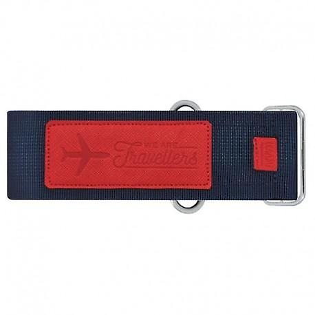 Blue luggage strap for suitcase from Legami