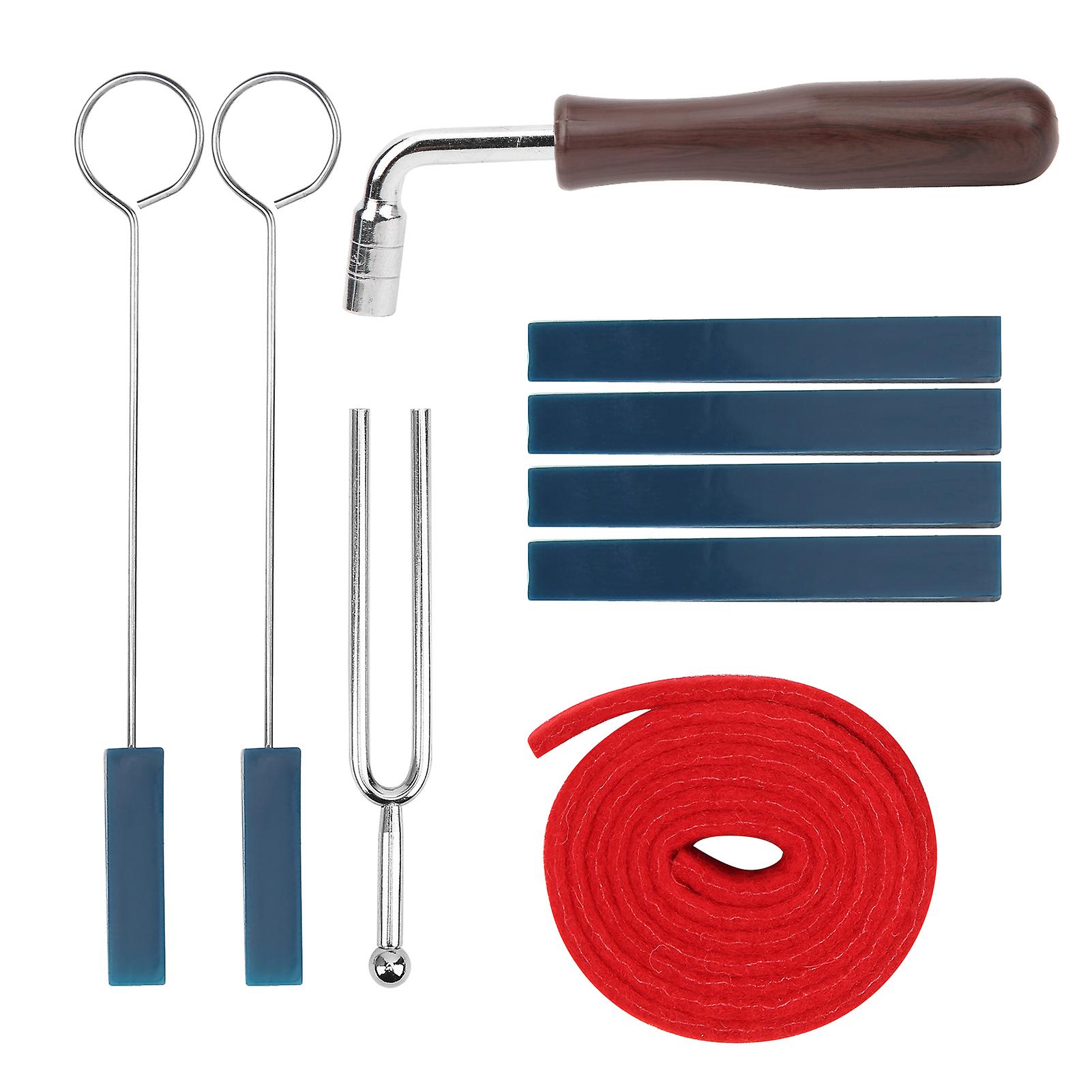 Kit d'accordage pour piano, outils, sourdines, clé, fourche, levier, feutre, bandes de tempérament, kits de réparation, accessoires
