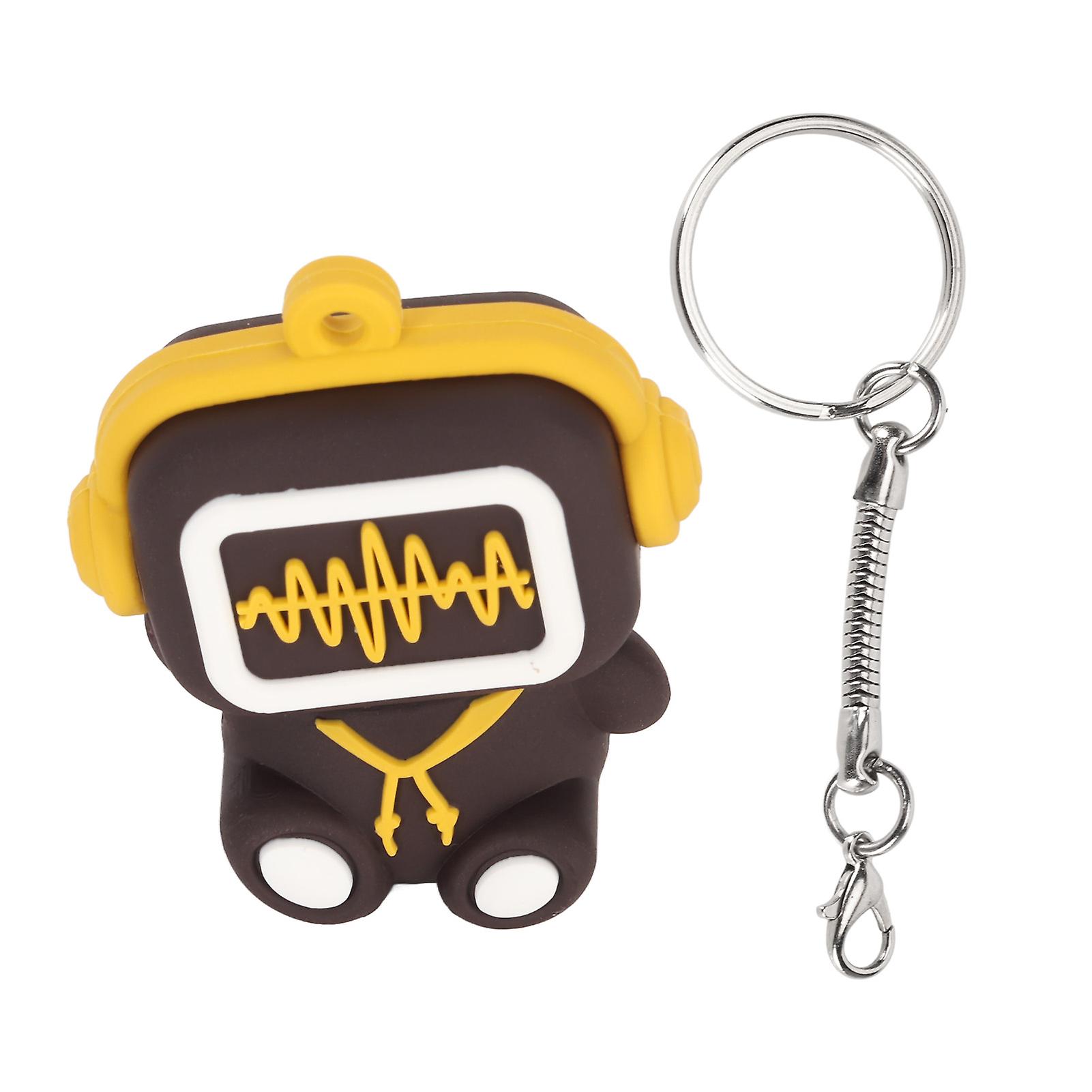 Reddish Brown 128GB U Disk USB Flash Drive Cute Portable Plug and Play Jump Drive