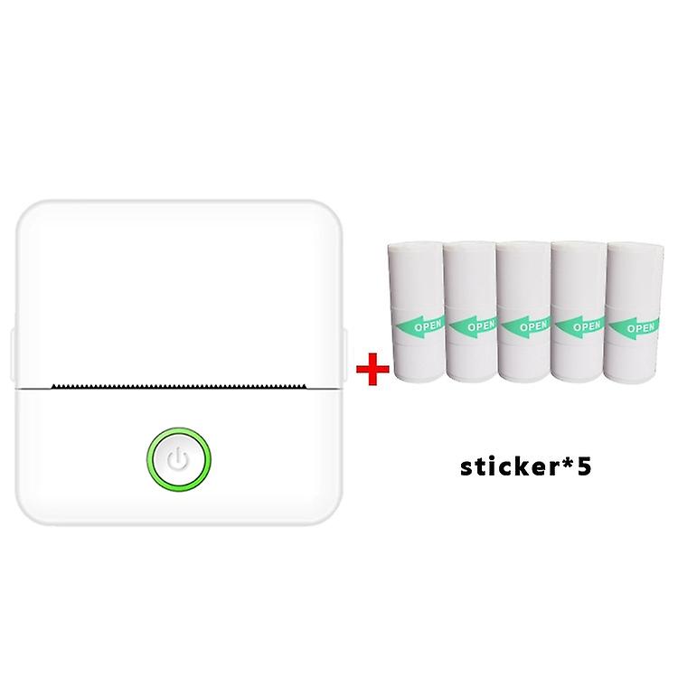 X6 200DPI Student Homework Printer White Sticker x5