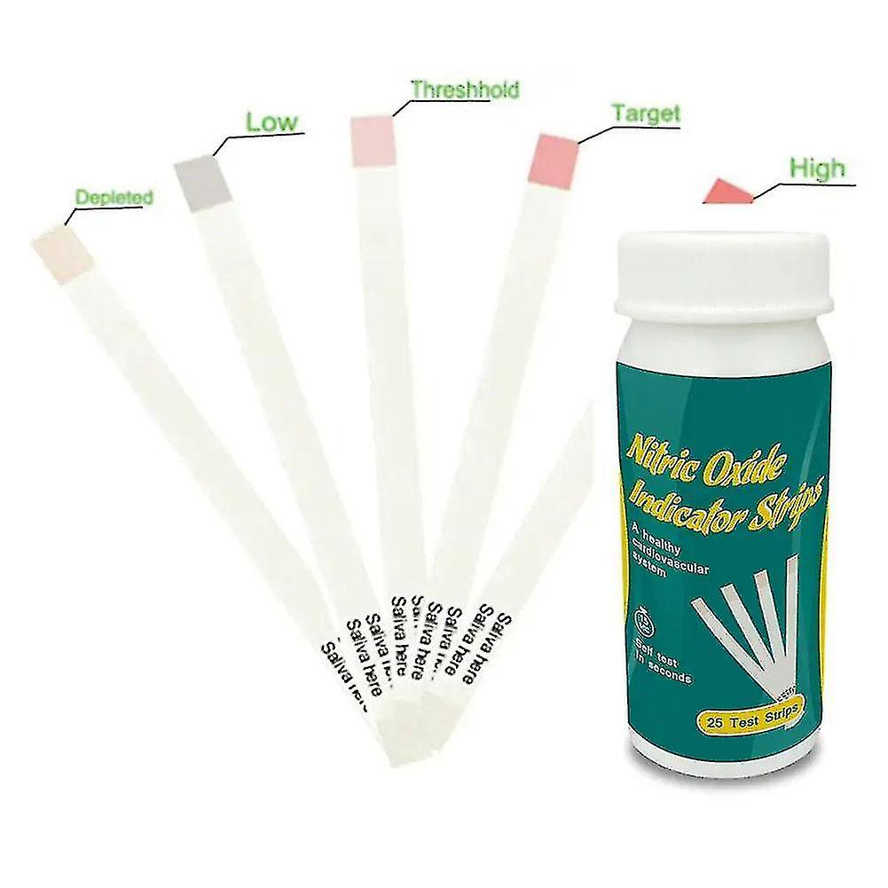 Nitric Oxide Indicator Strips Test Salivary Nitrite Levels 25strips