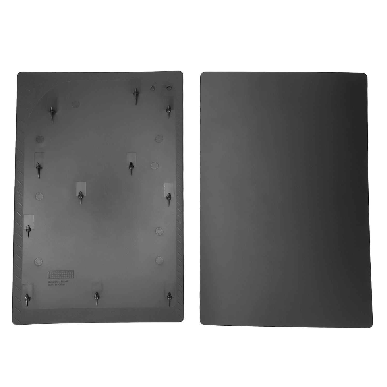 Dustproof and scratch-resistant replacement panel for PS5, black