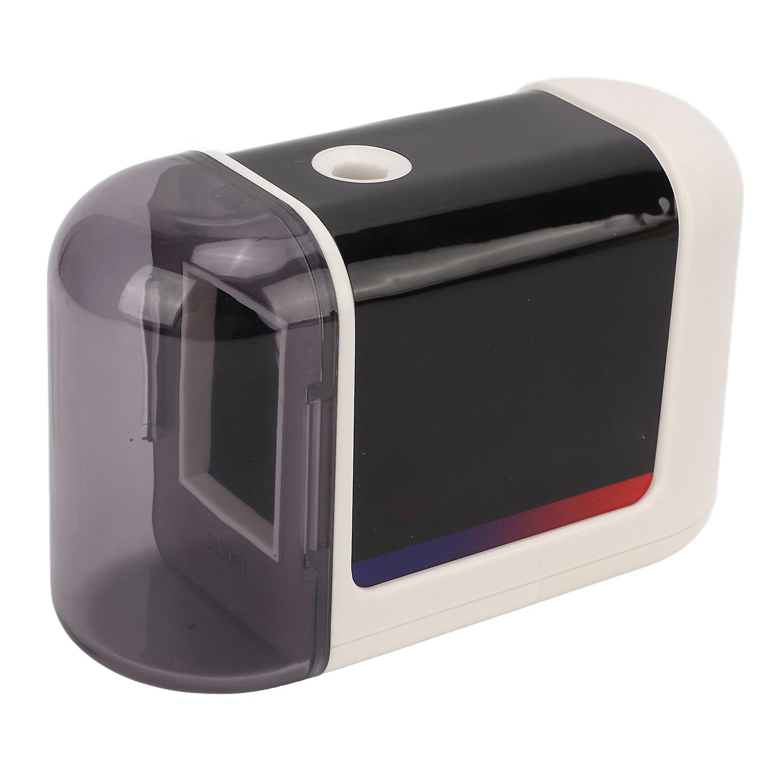 Electric Pencil Sharpener Safe Automatic Shutdown Battery Powered Upper Spiral Circle Pencil Sharpeners