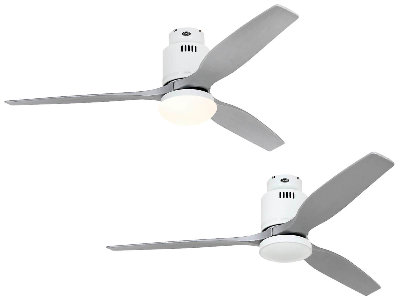 DC Ceiling Fan Aerodynamix Eco 132 WH / Silver