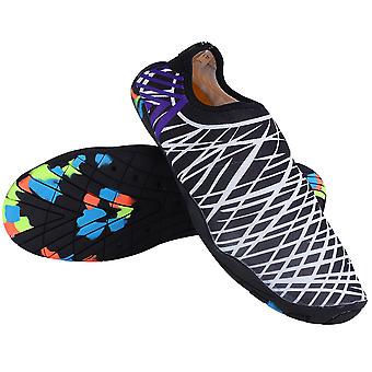 1Paire en plein air imperméable trekking plongée en apnée plage natation yoga chaussures chaussures blanc40