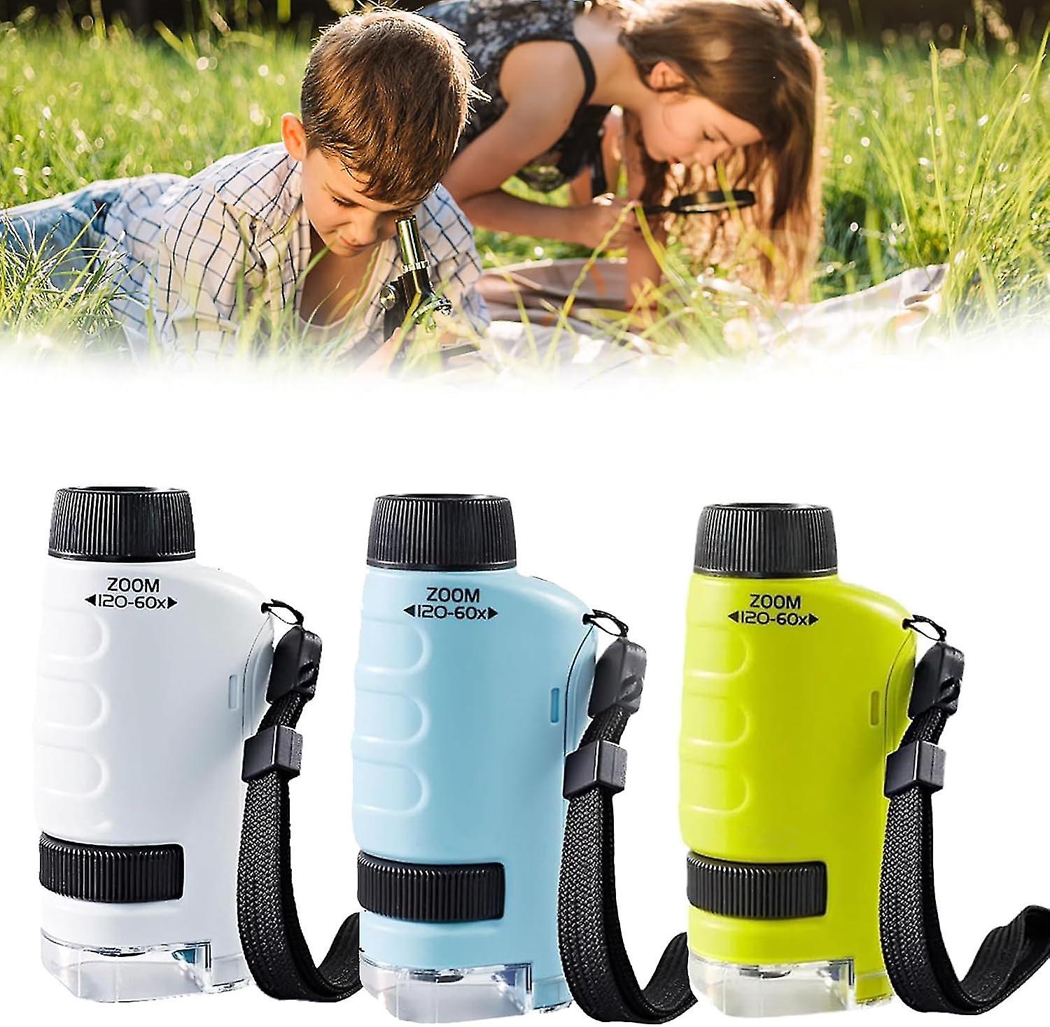 Minilabsters Miniscope Kids, 2024 New Mini Labsters Portable Microscope, Pocket Microscope For Kids, Portable Microscope, Handheld Microscope