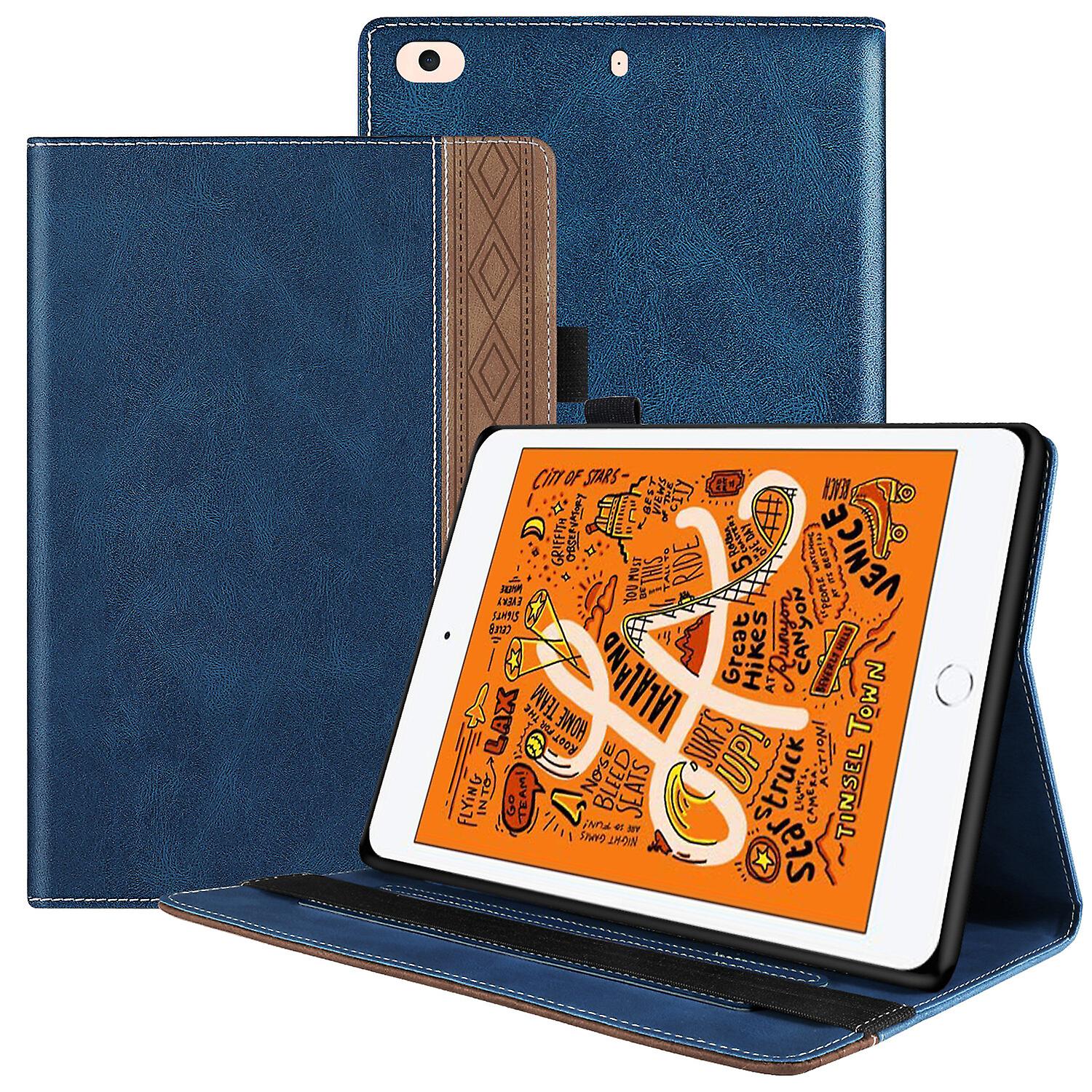 Tablet Case For iPad Mini 1/2/3/4/5, Premium PU Leather Stand Cover,Blue