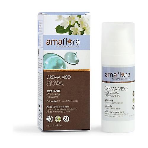 Hyaluronic Acid Moisturizing Face Cream And Tiare 50 ml of cream