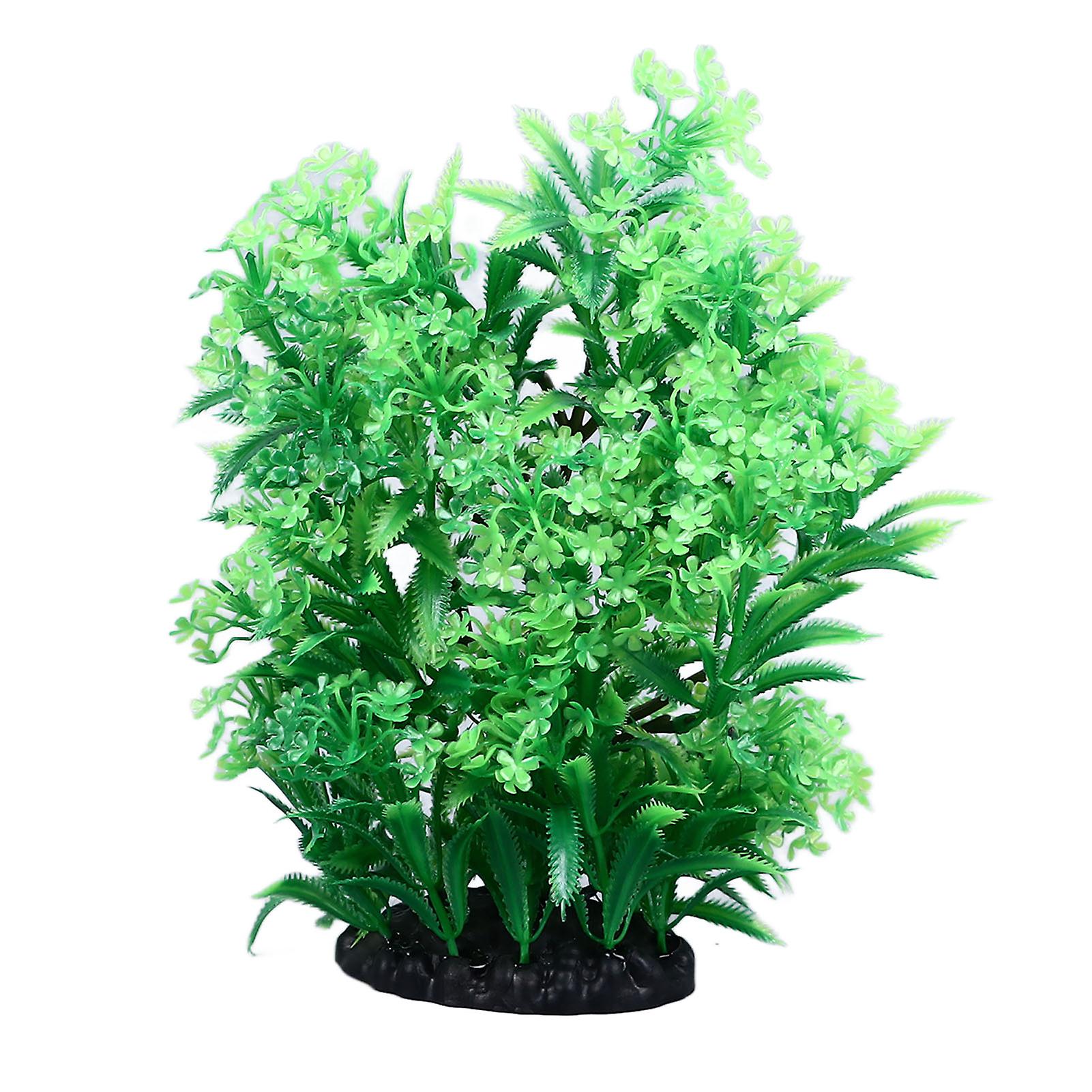 Fish Tank Plant Decoration Simulation Beautiful Artificial Aquarium Water Plant with Base for Home