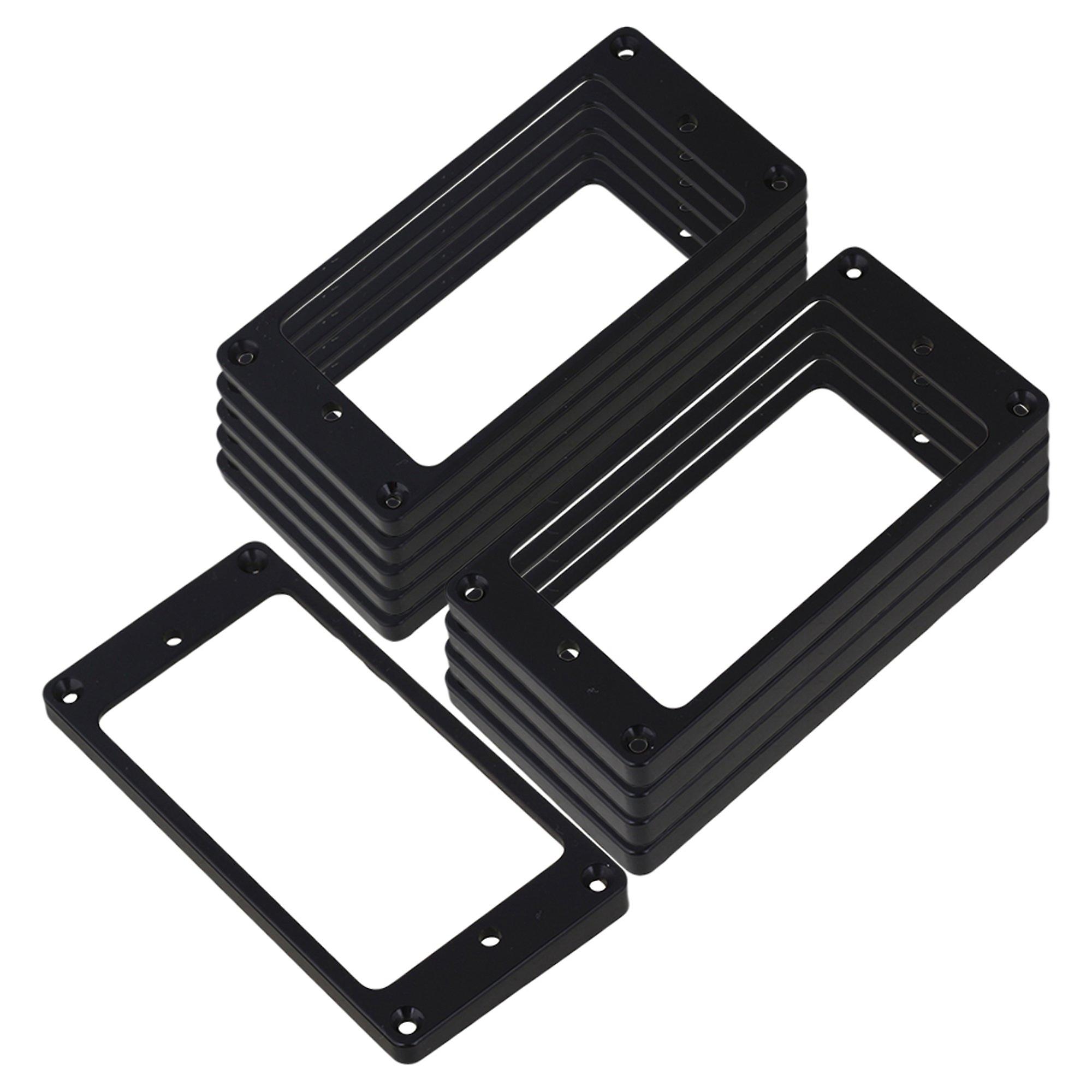 5pcs 92x46x6.1mm Electric Guitar Black Humbucker Pickup Ring Replacement