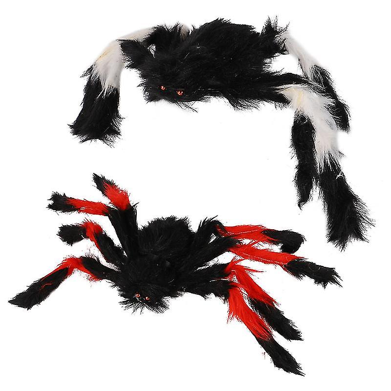 2pcs Fake Spiders