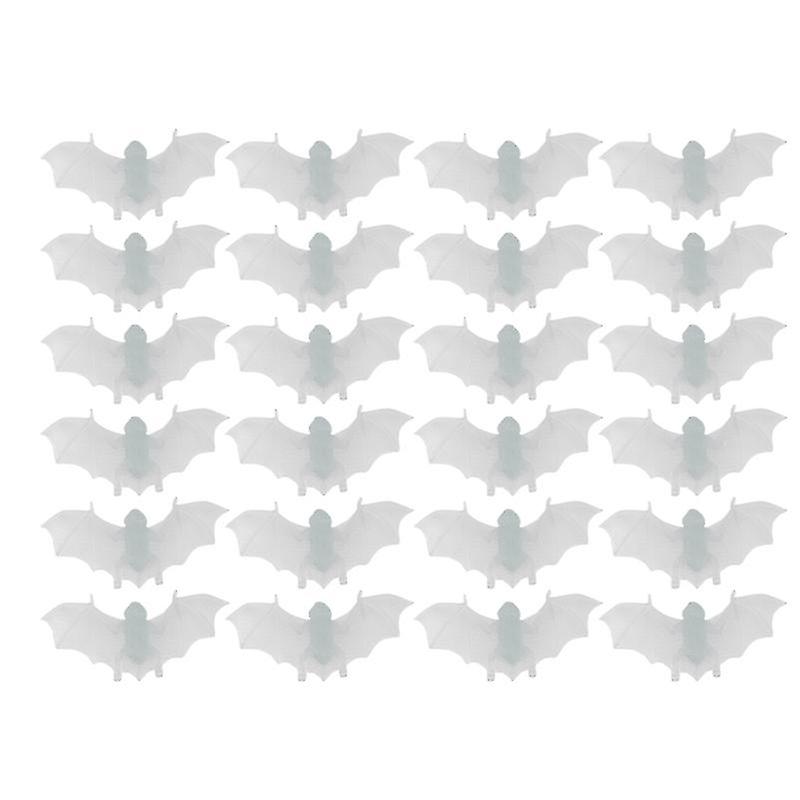 24pcs Fake Bat For Halloween Decorations