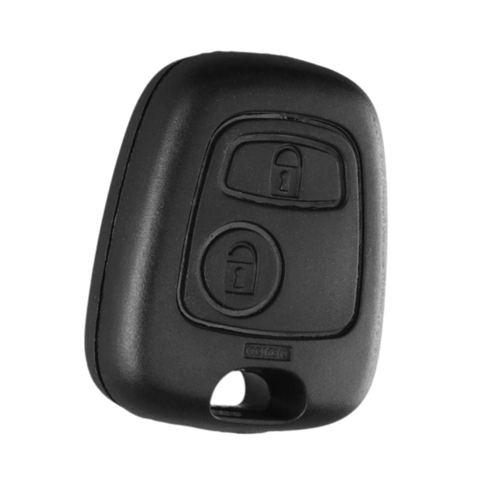Key Fob Shell Portable Space Saving Compact Replacement for Peugeot 206