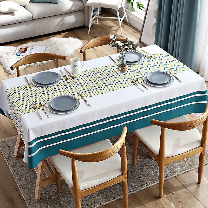 Table Cloth Waterproof Rectangular Pvc Material Dining Table Cushion