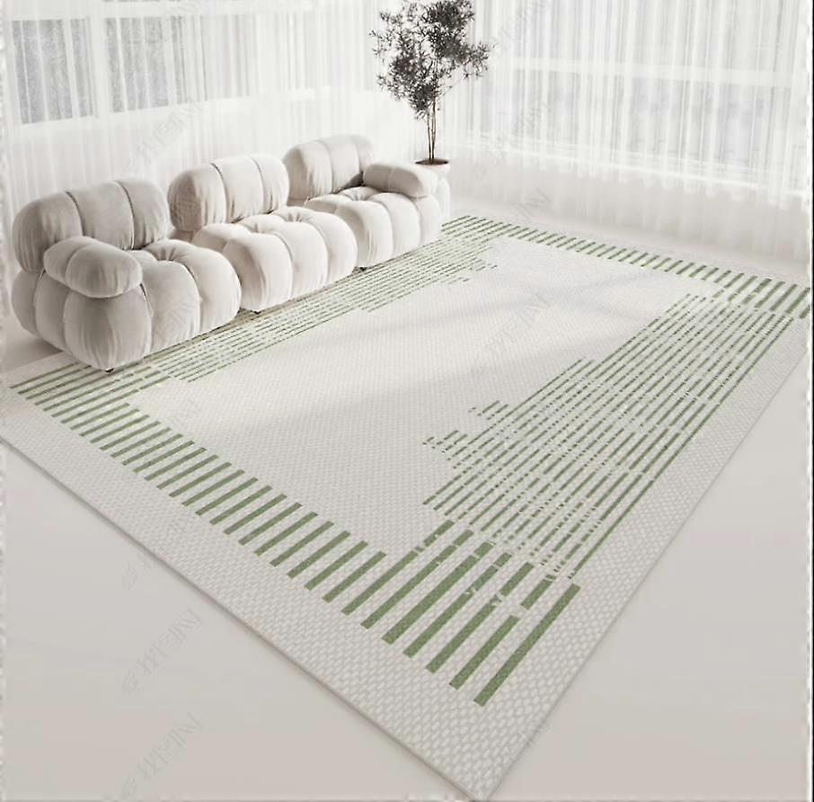 Dschungelgrüner Teppich Traditionell verschleißfest