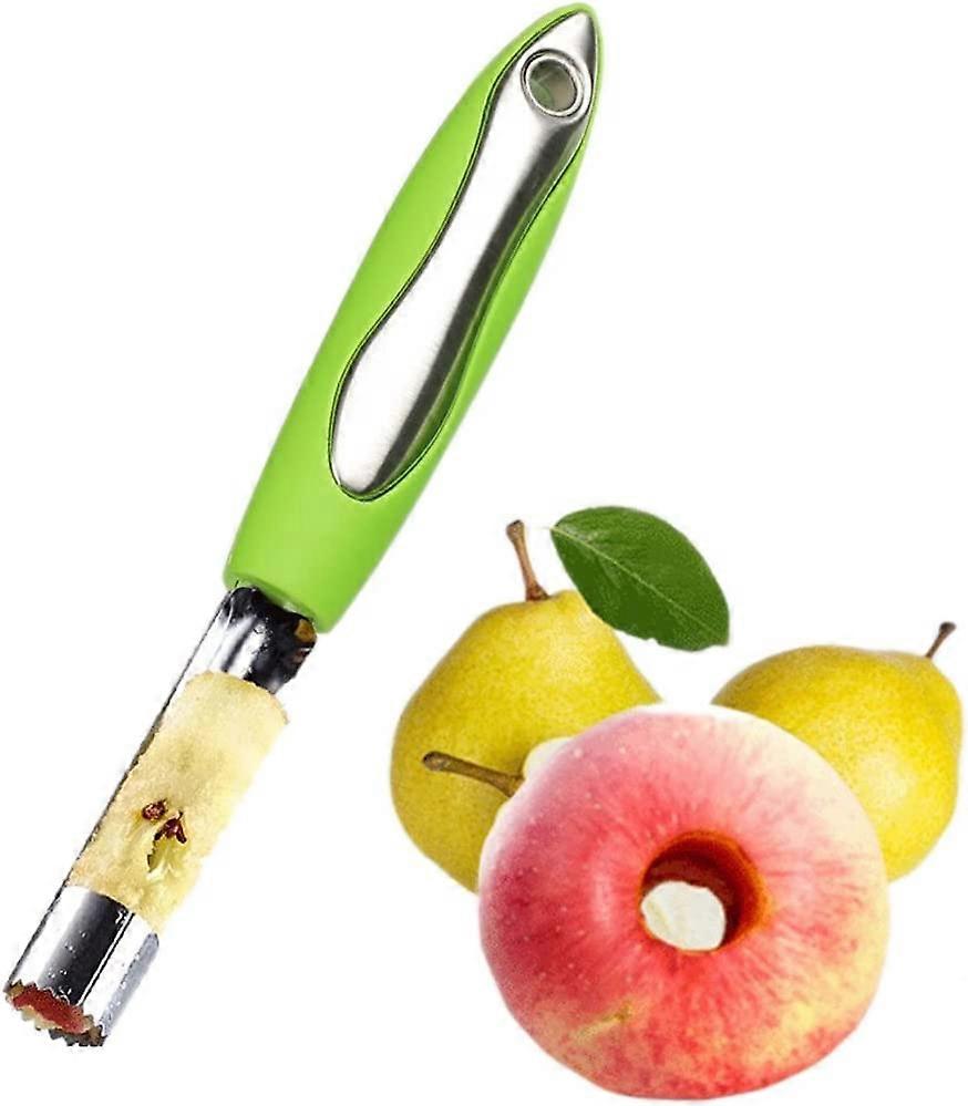 Stainless steel apple corer, practical kitchen apple corer for fruit (2 cm)