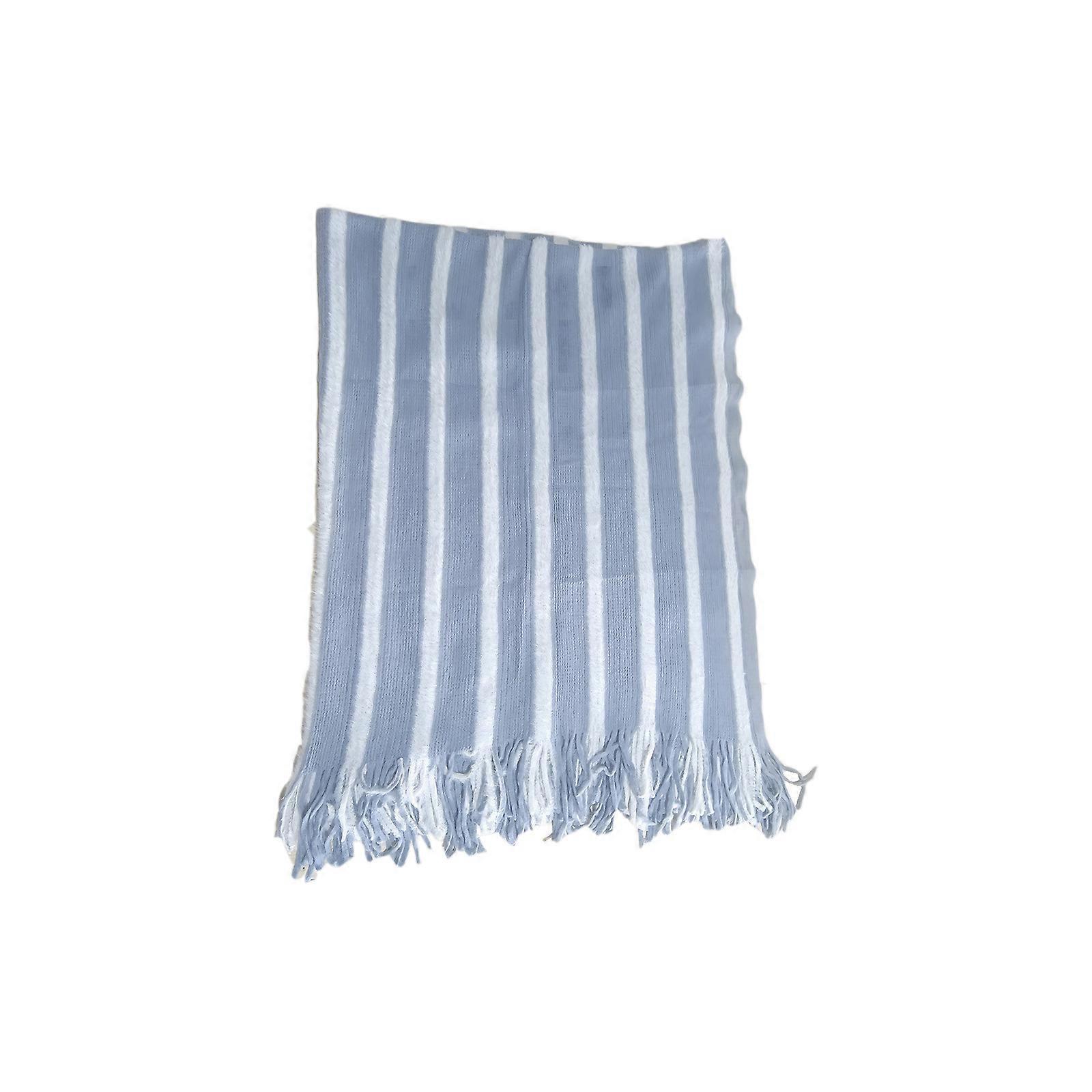 Knitted Blanket Bed End Blanket Bed Sofa Blanket Striped Blanket
